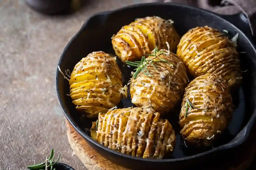 Patate hasselback gustose